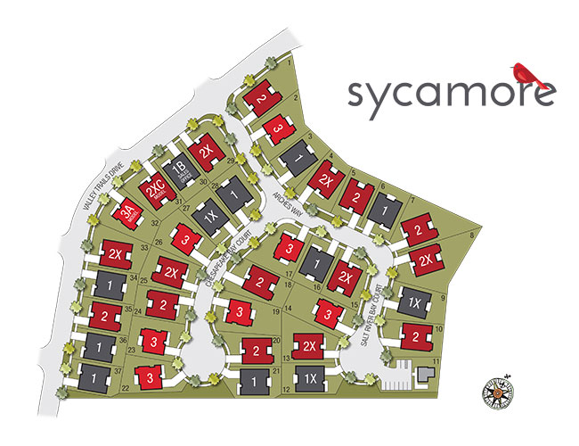 Site Plan Ponderosa Homes