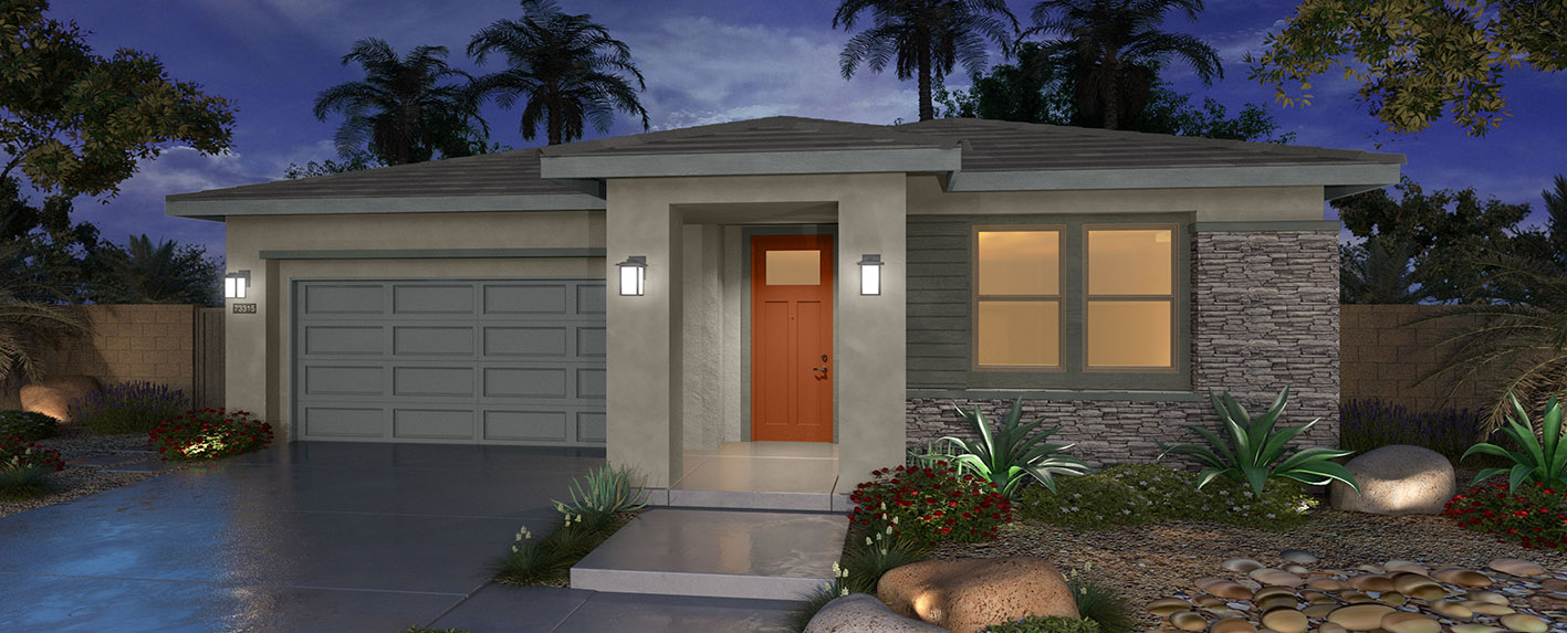 Residence 1 Floor Plan New Homes in Palm Desert, CA