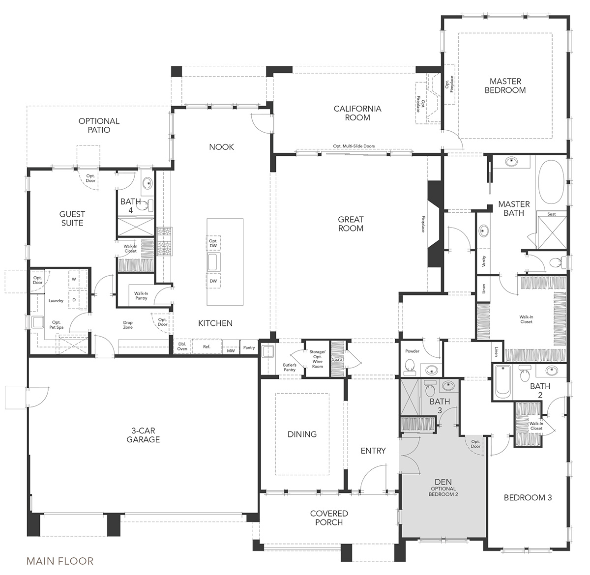 Floor Plan - Residence 2 - The Vineyard Collection II