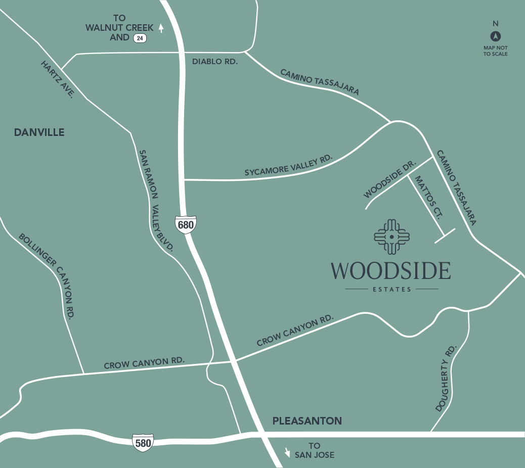 Driving Map - Woodside Estates