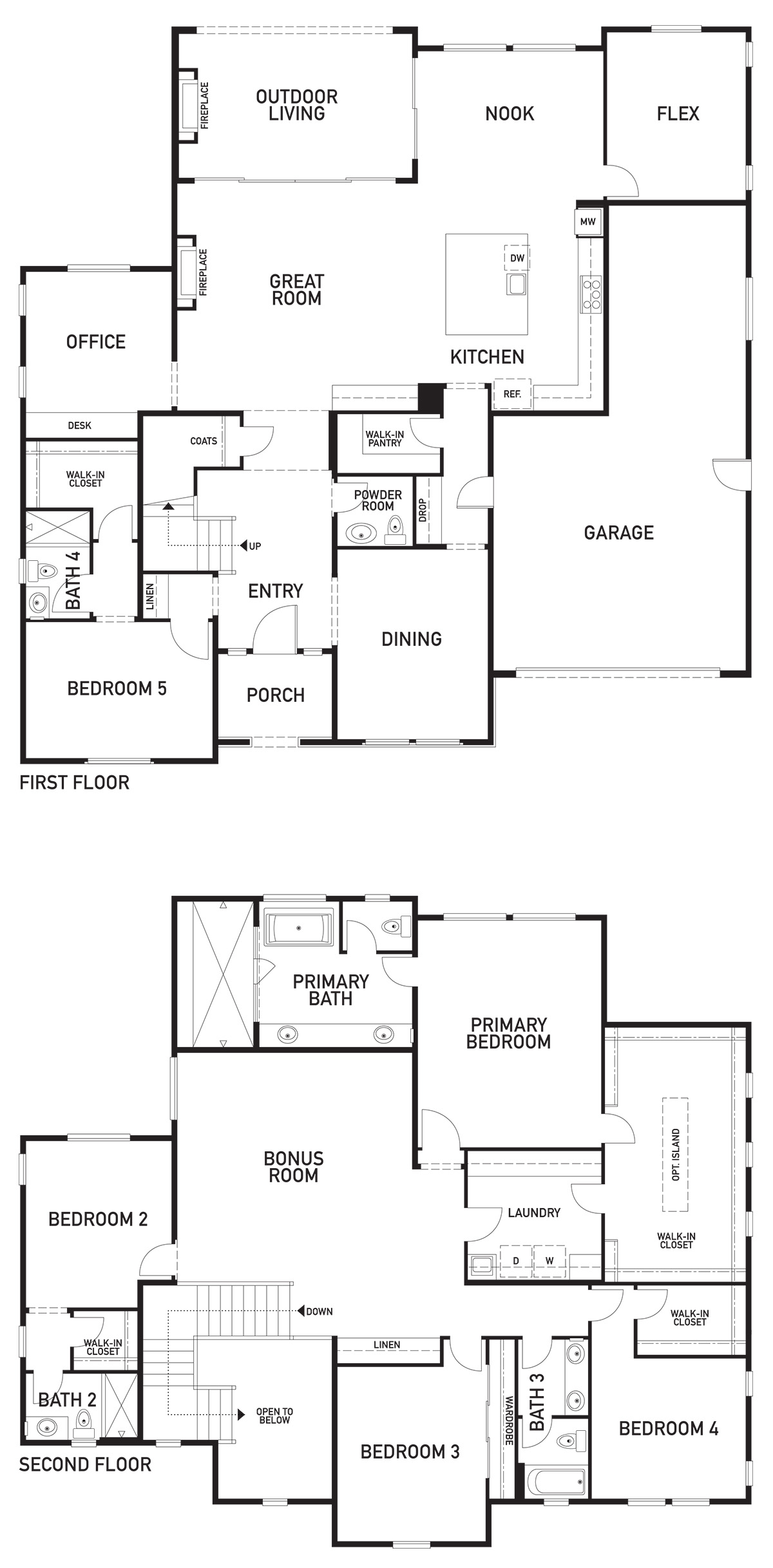 Lot 1, Plan 2CR – Farmhouse – Woodside Estates by Ponderosa Homes
