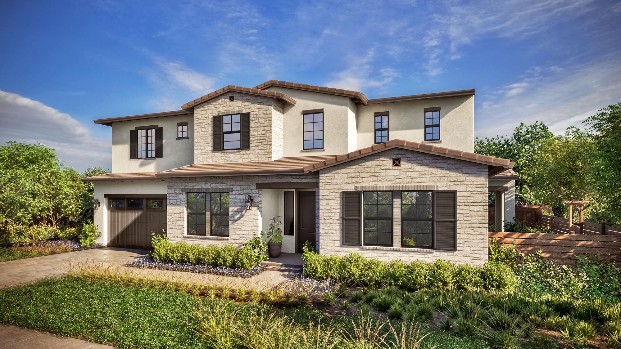Lot 3, Plan 2XA - Modern Canyon – Woodside Estates by Ponderosa Homes