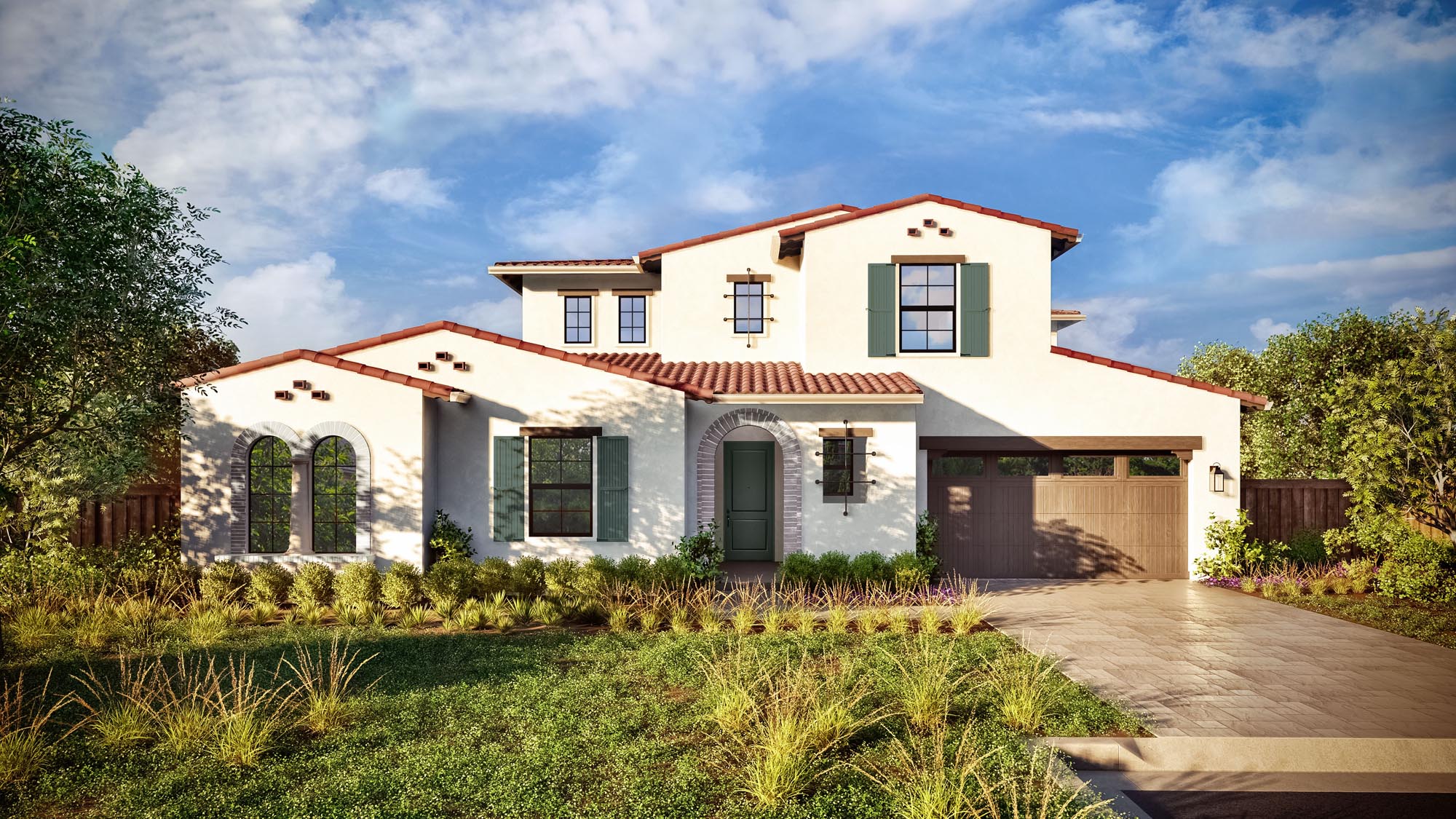 Lot 8, Plan 1B - Spanish – Woodside Estates by Ponderosa Homes