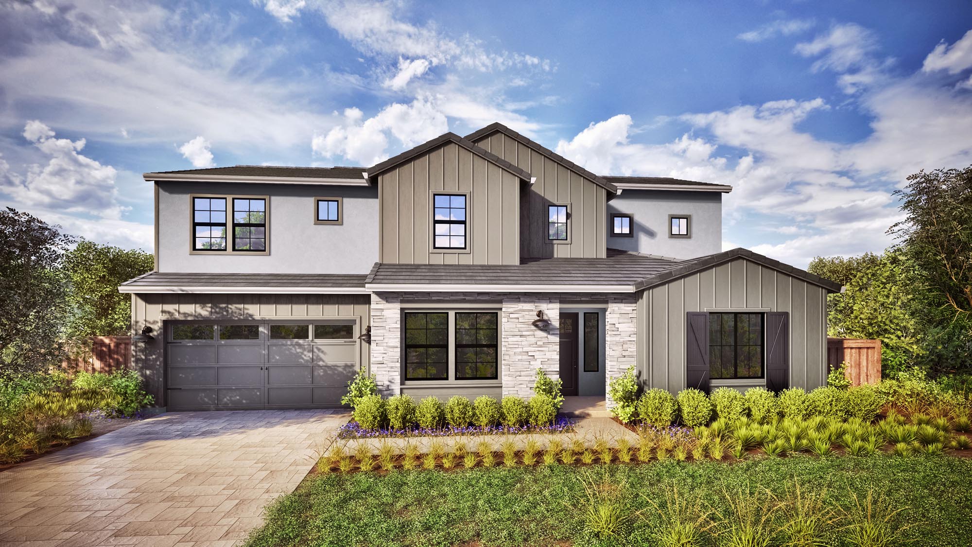 Lot 9, Plan 2C - Farmhouse – Woodside Estates by Ponderosa Homes